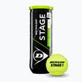 Tenisové lopty Dunlop Stage 1 3 pack green