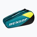 Tenisová taška Dunlop SX-Club 6 RKT teal/black/yellow 2