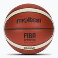 Basketbalová lopta Molten B7G4550 FIBA ​​brown veľkosť 7