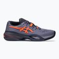 Pánska tenisová obuv ASICS Gel-Resolution X Clay greyish purple/ nova orange 8