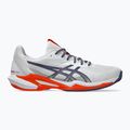 Pánska tenisová obuv ASICS Solution Speed FF 3 Clay white/ greyish purple 8