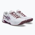 Dámske topánky na padel ASICS Gel-Dedicate 8 Padel W white/dark ube 10