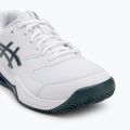 Pánske tenisové topánky ASICS Gel-Dedicate 8 Clay white/saxon green 7