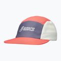 Šiltovka ASICS 5 Panel coral reef/greyish purple/birch