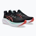 Pánske bežecké topánky ASICS Gel-Nimbus 27 black/coral reef 10