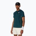 Pánske tenisové tričko ASICS Match Actibreeze Top saxon green 4