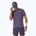 Pánska polokošeľa ASICS Match Actibreeze sivo-fialová