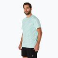 Pánske bežecké tričko ASICS Core All Over Print SS Top oasis green 4
