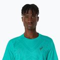 Pánske bežecké tričko ASICS Metarun SS Top wave teal 5