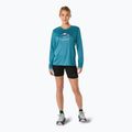 Dámske bežecké tričko Longsleeve ASICS Fujitrail Logo atlantis blue 2