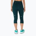 Dámske bežecké legíny ASICS High Waist Capri saxon green 3
