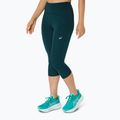 Dámske bežecké legíny ASICS High Waist Capri saxon green 4