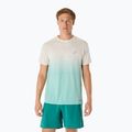 Pánske bežecké tričko ASICS Seamless performance birch/oasis green