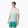 Pánske bežecké tričko ASICS Seamless performance birch/oasis green 4