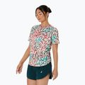 Dámske bežecké tričko ASICS Road All Over Print Top birch 4