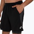 Pánske bežecké šortky ASICS Road 2N1 7IN performance black/graphite grey 5