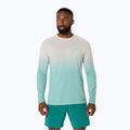 Pánske bežecké tričko Longsleeve ASICS Seamless birch/oasis green