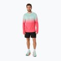 Pánske bežecké tričko Longsleeve ASICS Seamless coral reef/oasis green 2