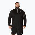 Pánske bežecké tričko Longsleeve ASICS Icon LS 1/2 Zip performance black