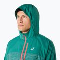 Pánska bežecká bunda ASICS Fujitrail Packable rainy lake/birch 5