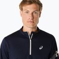 Pánske bežecké tričko Longsleeve ASICS Icon LS 1/2 Zip midnight 5