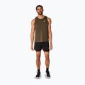 Pánske bežecké tričko ASICS Core Singlet brown stone 2