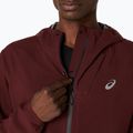 Pánska bežecká bunda ASICS Metarun Waterproof dark red planet 5