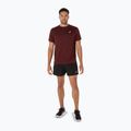 Pánske bežecké tričko ASICS Core dark red planet 2