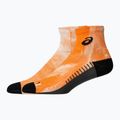 Ponožky ASICS Performance Run Quarter brilliant white/orange glow 2