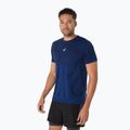 Pánske bežecké tričko ASICS Road Seamless illusion blue/glow yellow 4