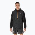 Pánska bežecká bunda ASICS Fujitrail Packable Windbreaker performance black