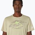 Pánske bežecké tričko ASICS Fujitrail Logo SS khaki 5