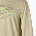 Pánske bežecké tričko longsleeve ASICS Fujitrail Logo LS khaki 6