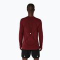 Pánske bežecké tričko longsleeve ASICS Road Seamless LS dark red planet 3