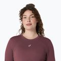 Dámske bežecké tričko longsleeve ASICS Road Seamless LS dark currant/port royal 4