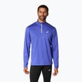 Pánska bežecká mikina ASICS Core Half Zip Winter dark cobalt