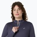 Dámske bežecké tričko longsleeve ASICS Core LS Half Zip Winter indigo fog 5