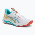 Dámske volejbalové topánky ASICS Netburner Ballistic FF 4 white/sea glass