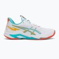 Dámske volejbalové topánky ASICS Netburner Ballistic FF 4 white/sea glass 2