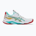 Dámske volejbalové topánky ASICS Netburner Ballistic FF 4 white/sea glass