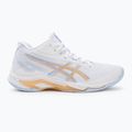 Dámske volejbalové topánky ASICS Netburner Ballistic FF 4 white/champagne 2