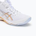 Dámske volejbalové topánky ASICS Netburner Ballistic FF 4 white/champagne 7