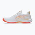 Dámske volejbalové topánky ASICS Netburner Ballistic FF 4 white/vivid coral 2