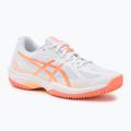 Dámske volejbalové topánky ASICS Court Hunter FF white/vivid coral