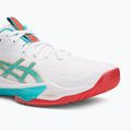 Dámske volejbalové topánky ASICS Sky Elite FF 3 white/sea glass 7