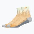 Ponožky ASICS Performance Run Quarter oatmeal/feather grey/pepper 2