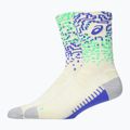 Ponožky ASICS Performance Run Crew ivory/cobalt burst/vital green 2
