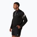 Pánske bežecké tričko longsleeve Asics Icon LS 1/2 Zip performance black/cream 4