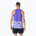Pánske bežecké tričko ASICS Fujitrail Singlet cobalt burst/cream 3