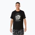 Pánske bežecké tričko Asics Fujitrail Logo Ss Top Performance Black/Cream/Carbon